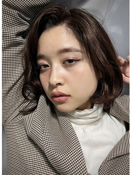 メイカ(MEIKA) 【 ナチュラルブラウン ×  無造作ボブ 】浅野美紀