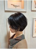 丸みショートボブ