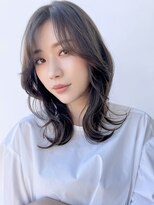 ブロウ ネックス ザ サロン 表参道(VLOW nex the salon)&nbsp;グレージュ/くびレイヤー/セミディ/韓国レイヤー/ダークカラー