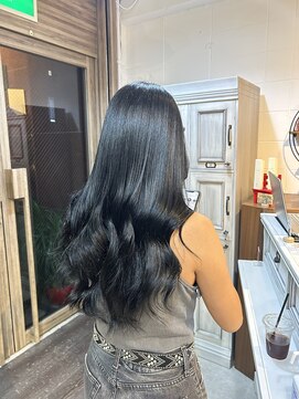 キュリオ(CURIO) 透け感たっぷり暗髪hair