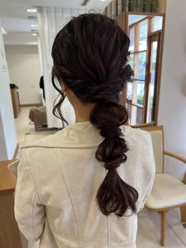 エルパティオ(EL PATIO) 編みおろしヘアアレンジ