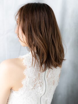 ヘアーリゾートパル(HAIR RESORT PAL) アースカラーニュアンスパーマ耳掛けロブd天王台20代30代