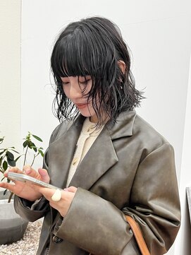 パークレーン アイス イヴェン(park lane ICI yeven) ボブパーマ　コテ巻きパーマ　/akari