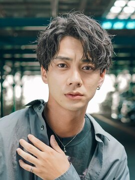 リップス 原宿(LIPPS) ツーブロック ショート ツイストスパイラルパーマ ツイスト