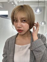 ロンドエニカ 大宮(Lond enika)&nbsp;イメチェン外ハネボブ美髪ワイドバングレイヤーショート/大宮