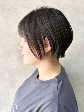 エンクス(enx) ホワイトグレージュデジタルパーマミニウルフ鶴ヶ峰YM65