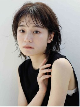 アージュ 久留米ゆめタウン店 グレージュ　ニュアンスアレンジ　耳掛けボブ　レイヤー