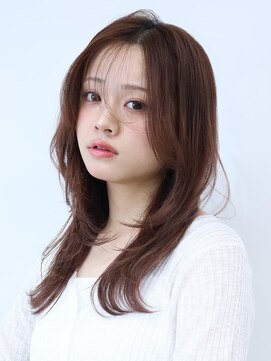 アース コアフュールボーテ 富山婦中店(EARTH coiffure beaute) レイヤーカット×ストレートヘア