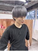 シルバーカラー　シルバー　ハイトーン　ダブルカラー　ブリーチ