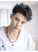 メンズパーマ/ニュアンス/フェザー/フェード/眉毛/バーバー