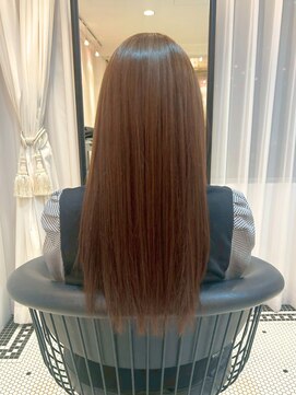 リリー(Rilie) ストレート/髪質改善/水素トリートメント/マロンブラウン/艶髪