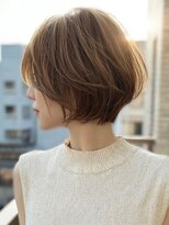 アイドットプラス 表参道(i.+omotesando)&nbsp;前髪小顔ニュアンスカラー大人ショートボブヘア20代30代40代