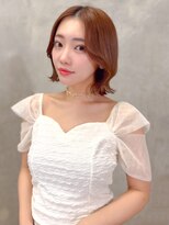 オーブ ヘアー ビーヴ 調布店(AUBE HAIR beve) 20代・30代_切りっぱなし_くびれボブ
