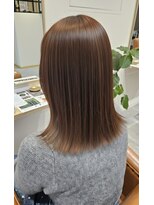 パウダーヘアー ルミニティ(powder hair luminity)&nbsp;【朝の時短に】乾かすだけでまとまる、地毛風ストレートミディ