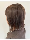大人気切りっぱなしボブ