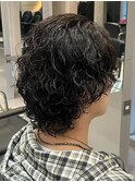 メンズウルフ/men's/スパイラルパーマ/波巻き/ツイスパ