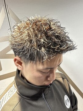 ライズ 渋谷店(RISE) スパイキーショートメンズショート刈り上げツイストパーマ