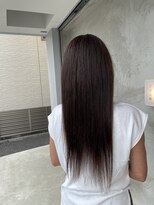 ツヤと髪 クリム(crim)&nbsp;髪質改善エステカラー　ロング　　白髪染め　30代　40代