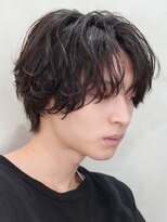 フィフス 大分(fifth)&nbsp;大分シャドウパーマメンズカットラウンドマッシュツーブロック