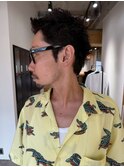 ベリーショート大人ピンパーマ