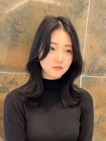シュヴー 浦安店(CHEVEUX)&nbsp;レイヤーカット ミディアム 顔周り 前髪カット