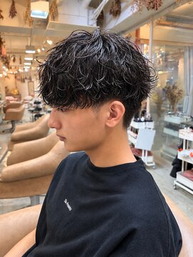 ブレスボーオム 明石(Breath beauu Homme Akashi) ▼波巻きマッシュスタイル▼メンズ/パーマ/明石/西明石/大久保