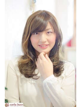 カーラヘアー(carla hair) 『carlahair』【セミロング】×スウィートカーリー