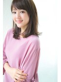 【Un ami】大人かわいい・小顔ひし形ミディー 松井