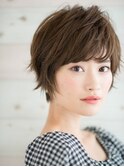ショートで可愛く