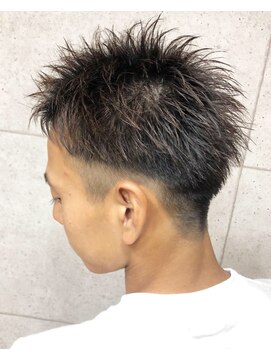 ヘアテリア リュウ 大塚(hair teria ryu) メンズ刈り上げベリーショートジェルリバース【ryu 大塚 北口】