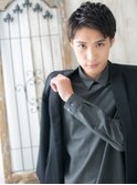 ニュアンスパーマでモテツーブロックショートa