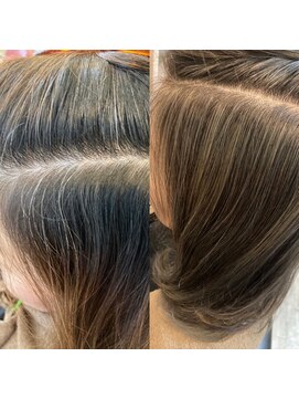 リンクス(LINKs) 脱白髪染め、ハイライトカラー