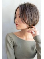 オースティン 流山おおたかの森(AUSTIN)&nbsp;大人かわいい前髪セシルカットココアブラウンフリンジウェーブ