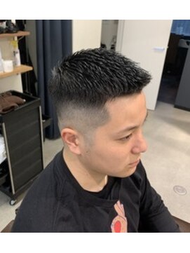 クフィア メンズヘアー カンポ 難波店(CUFFIA MEN'S HAIR CAMPO) フェードスタイル/ベリーショート/ダークアッシュ