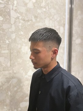 メリケンバーバーショップ フクオカ(MERICAN BARBERSHOP FUK) クロップスタイル
