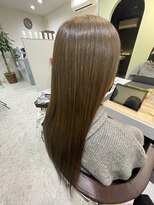 ウクナ(ukuna)&nbsp;艶カラー+オージュア＆酸熱トリートメント（白髪染め対応）