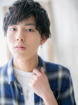 理容ハンサム 戸田公園店&nbsp;くせ毛風ニュアンスパーマ束感こなれマッシュE戸田公園