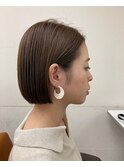切りっぱなしボブ