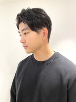 ビジネスマン/簡単メンズスタイリング/スパイラルパーマフェード