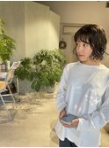 ボブ×パーマ
