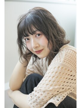 リアン バイ プロデュース 永山店(Lien by Produce) ゆるふわカール×髪質改善カラー/デジタルパーマ外ハネボブ#3