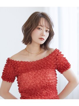 ラフィス ヘアーピュール 梅田茶屋町店(La fith hair pur) 【La fith】ブリーチなしWカラー×外ハネボブ