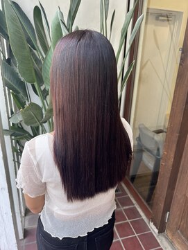 アン(Hair make un) ブラウンカラー