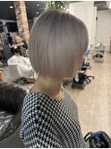 『京都 山科 ルーナヘアー』ホワイトベージュ ボブ 草木真一郎