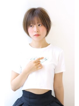 オーロ 千里山店(ORO) 20代30代40代50代ボブルフネビージュ小顔ワンレンショート