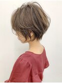 【marfe】ショート_ショートヘア_ショートボブ_ハイライト