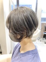 アッシュ 大泉学園店(Ash)&nbsp;ミントグレージュ×前下がりショート【Ash大泉学園　横山】