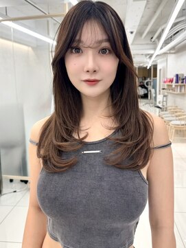 エジョン 三鷹店(Aejon) 韓国レイヤー/ワインレッド/マロンベージュ/イメチェン/吉祥寺