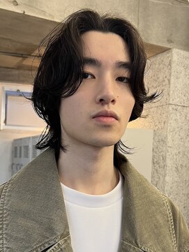 バイフィフス 原宿/表参道(by fifth) 大人ナチュラルセンターパートツーブロックニュアンスパーマ緩め