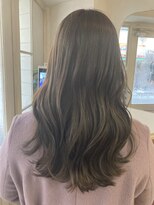 アミュレ(Amule)&nbsp;くすみカラーグレイッシュベージュくびれロング美シルエット